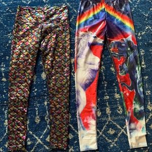 FUN leggings 🦄🤖🦖🧜🏼‍♀️